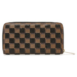 Louis Vuitton Black Damier Paillettes Zippy Wallet