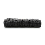 Miu Miu Black Nappa Matelasse Card Holder Accessories Miu Miu