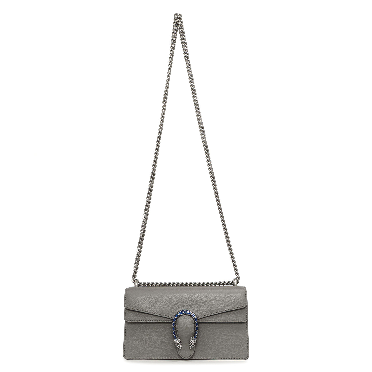 Gucci Grey Calfskin Enamel Small Dionysus Shoulder Bag – Modaselle