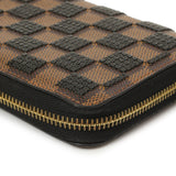 Louis Vuitton Black Damier Paillettes Zippy Wallet