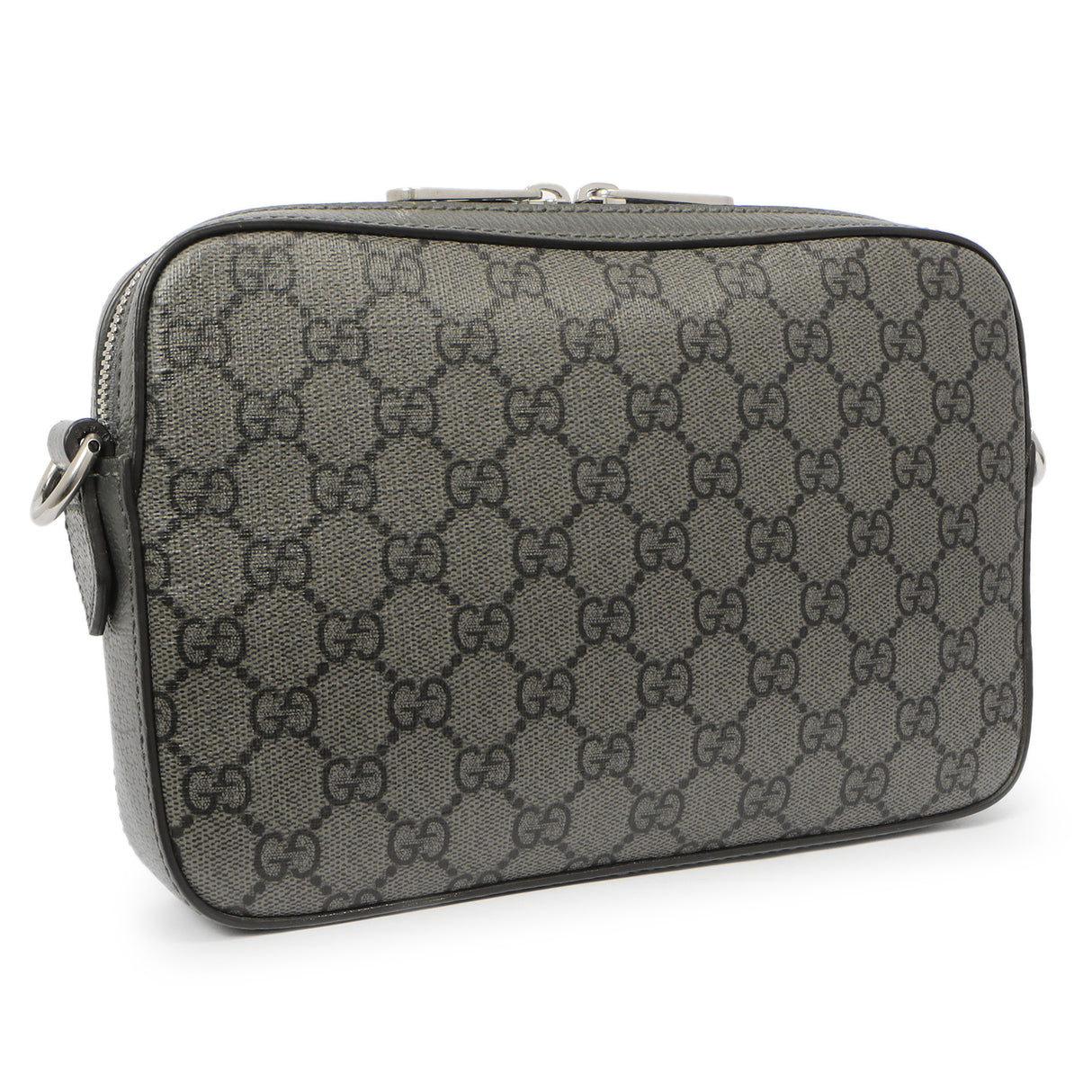 Gucci Grey GG Supreme Monogram Ophidia Crossbody