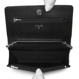 Chanel Black Quilted Caviar Crystal Star Wallet on Chain Handbags Chanel