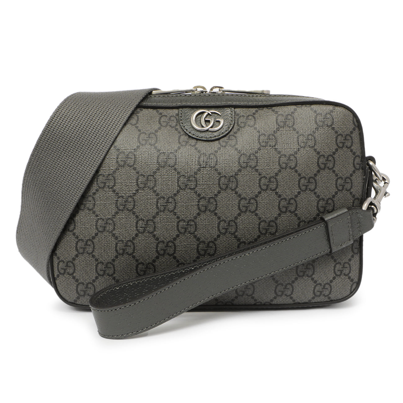Gucci Grey GG Supreme Monogram Ophidia Crossbody – Modaselle