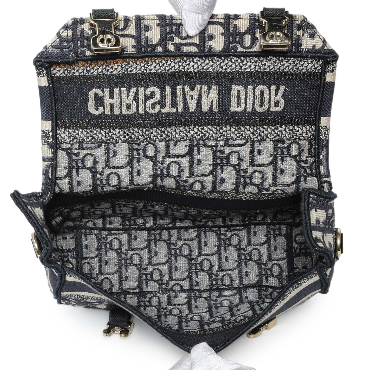 Christian Dior Blue Oblique Small Diorcamp Handbags Christian Dior