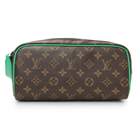 Louis Vuitton Green Monogram Macassar Dopp Kit Toilet Pouch Accessories Louis Vuitton