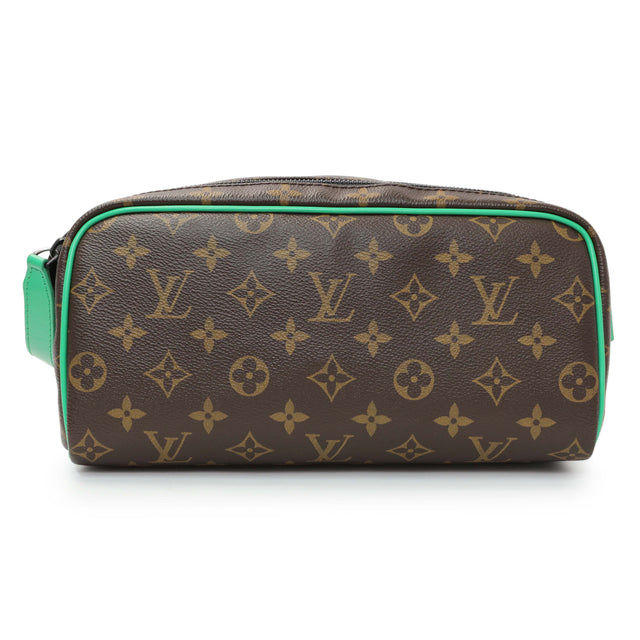 Louis Vuitton Green Monogram Macassar Dopp Kit Toilet Pouch Accessories Louis Vuitton