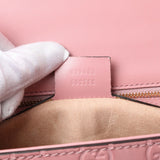 Gucci Pink Calfskin Medium Guccissima Padlock Flap Shoulder Bag Handbags Gucci
