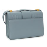Christian Dior Blue Grey Smooth Calfskin Micro 30 Montaigne Flap Handbags Christian Dior