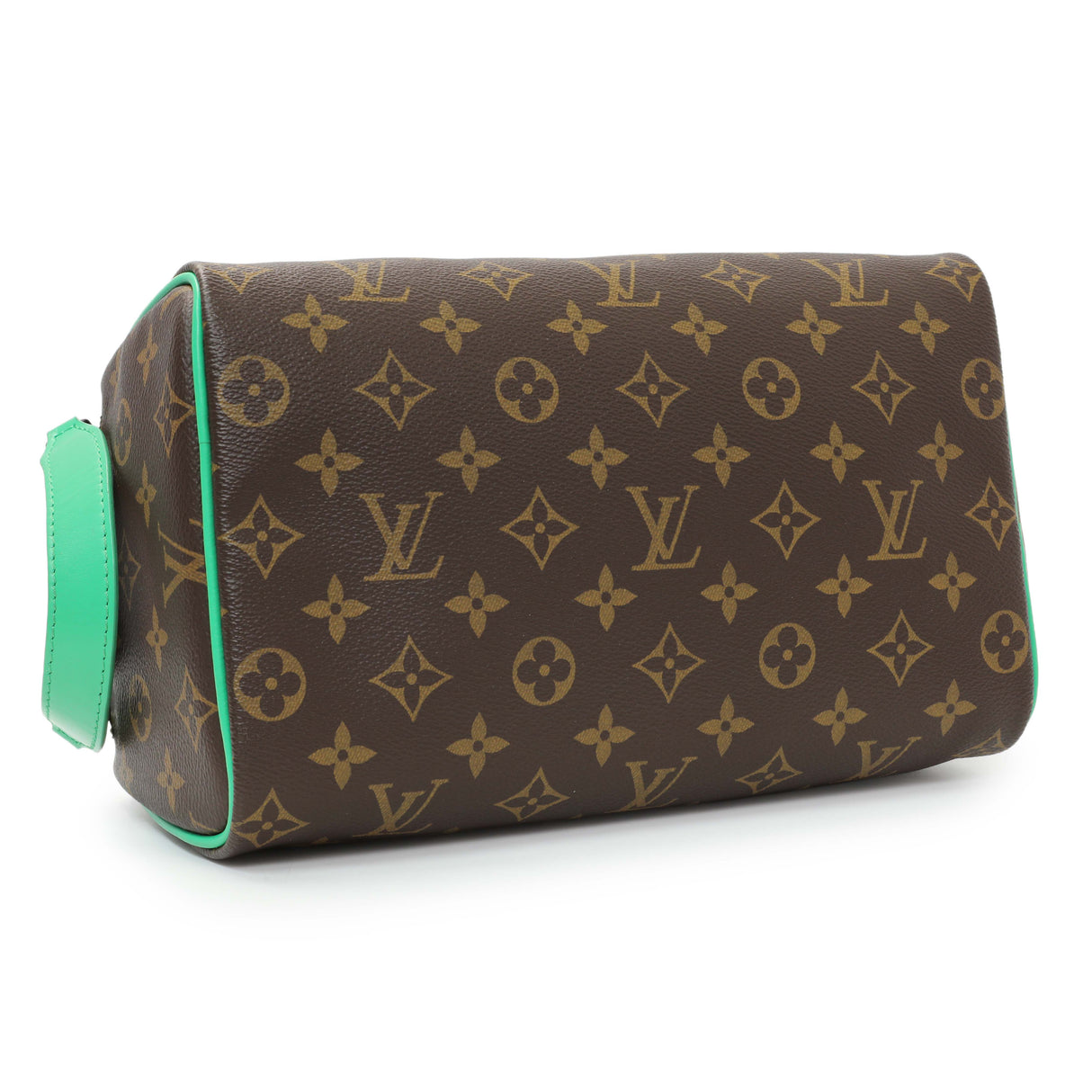 Louis Vuitton Green Monogram Macassar Dopp Kit Toilet Pouch Accessories Louis Vuitton