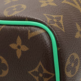 Louis Vuitton Green Monogram Macassar Dopp Kit Toilet Pouch Accessories Louis Vuitton