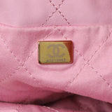 Chanel Pink Shiny Calfskin Large Chanel 22 Handbags Chanel