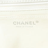 Chanel White Quilted Caviar Maxi Single Flap Handbags Chanel