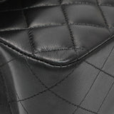 Chanel Black Quilted Lambskin Medium Double Flap Handbags Chanel