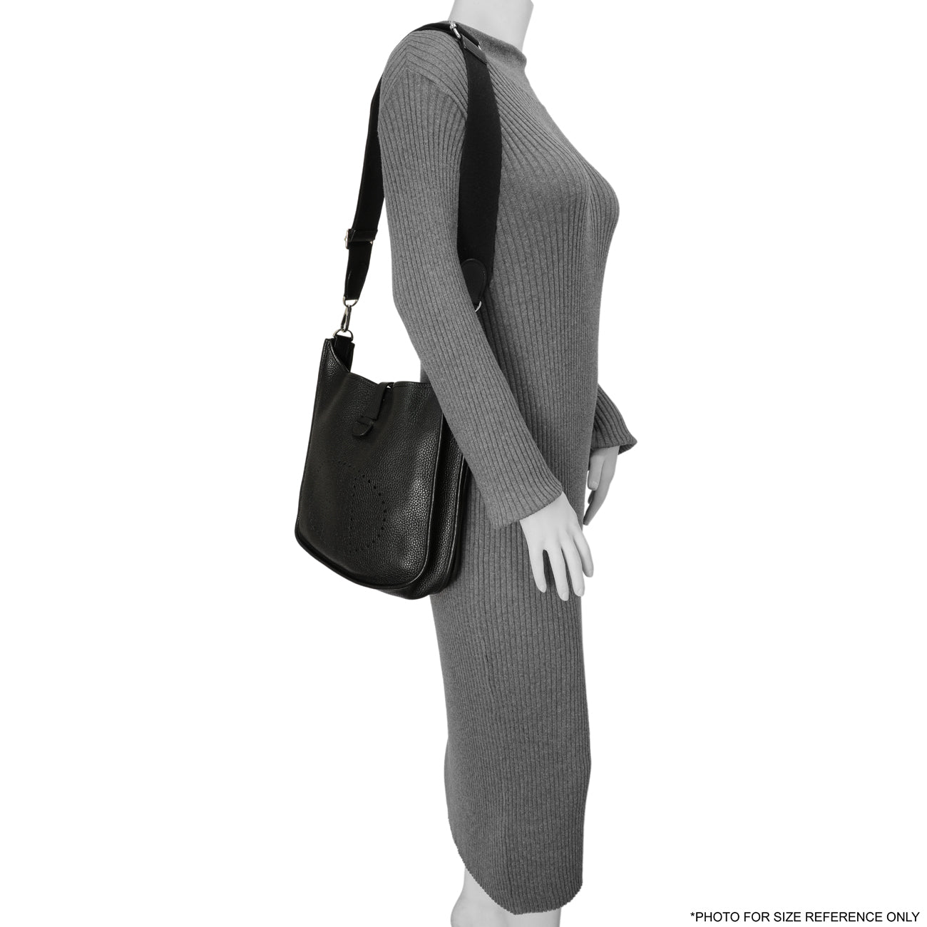 Hermes Black Clemence Evelyne III PM – Modaselle