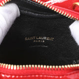 Saint Laurent Red Patent Mini Heart Chain Bag