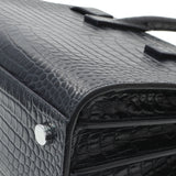 Saint Laurent Calfskin Crocodile Embossed Nano Sac De Jour Handbags Saint Laurent