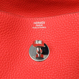 Hermes Rouge Pivoine Clemence Lindy 34