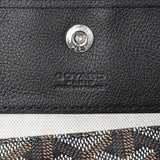 Goyard Black Goyardine Heart Print Saint Louis GM