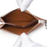 Hermes Gold Evercolor Zipengo Chain D'Ancre Card Holder Accessories Hermes