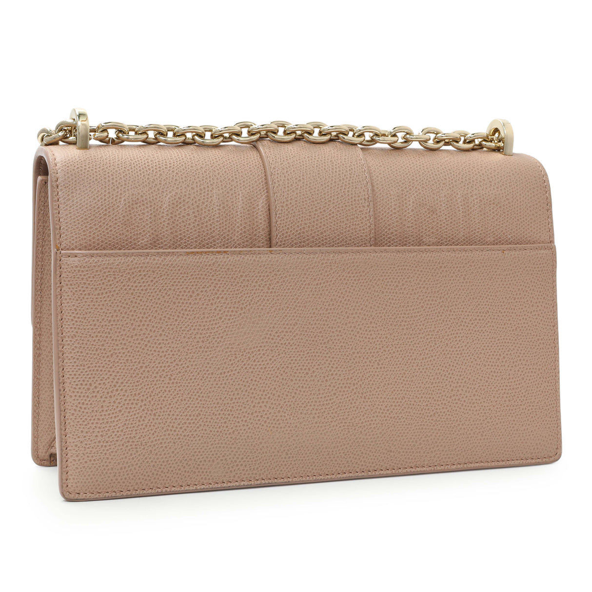 Christian Dior Blush Grained Calfskin 30 Montaigne Chain Flap Bag Handbags Christian Dior