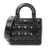 Christian Dior Black Diamond Cannage Lady Dior Small Handbags Christian Dior