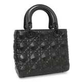 Christian Dior Black Diamond Cannage Lady Dior Small Handbags Christian Dior