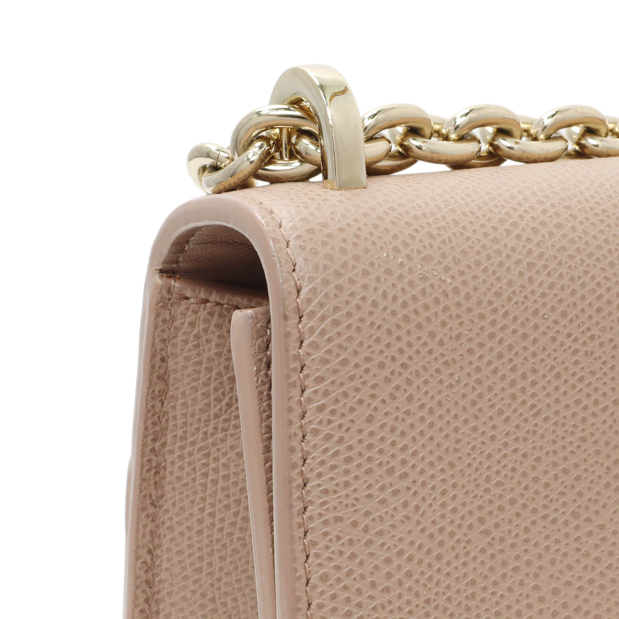 Christian Dior Blush Grained Calfskin 30 Montaigne Chain Flap Bag Handbags Christian Dior