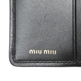 Miu Miu Black Nappa Matelasse Card Holder Accessories Miu Miu