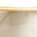 Christian Dior White Lambskin Cannage Lady Dior Pouch with Chain Handbags Christian Dior