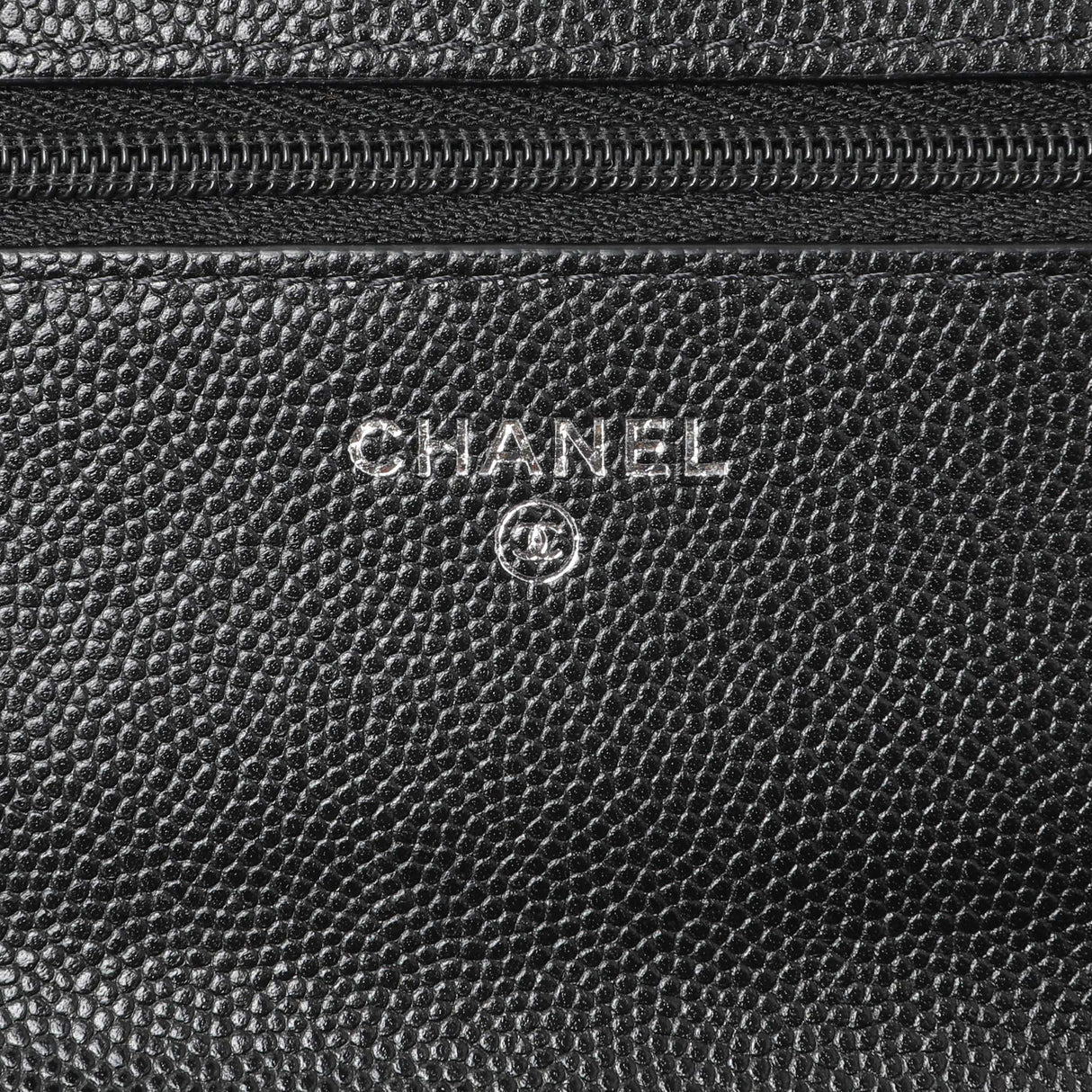 Chanel Black Quilted Caviar Crystal Star Wallet on Chain Handbags Chanel
