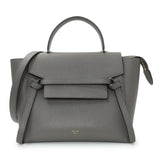 Celine Grey Grained Calfskin Micro Belt Bag Handbags Celine