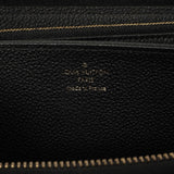 Louis Vuitton Black Empreinte Zippy Wallet