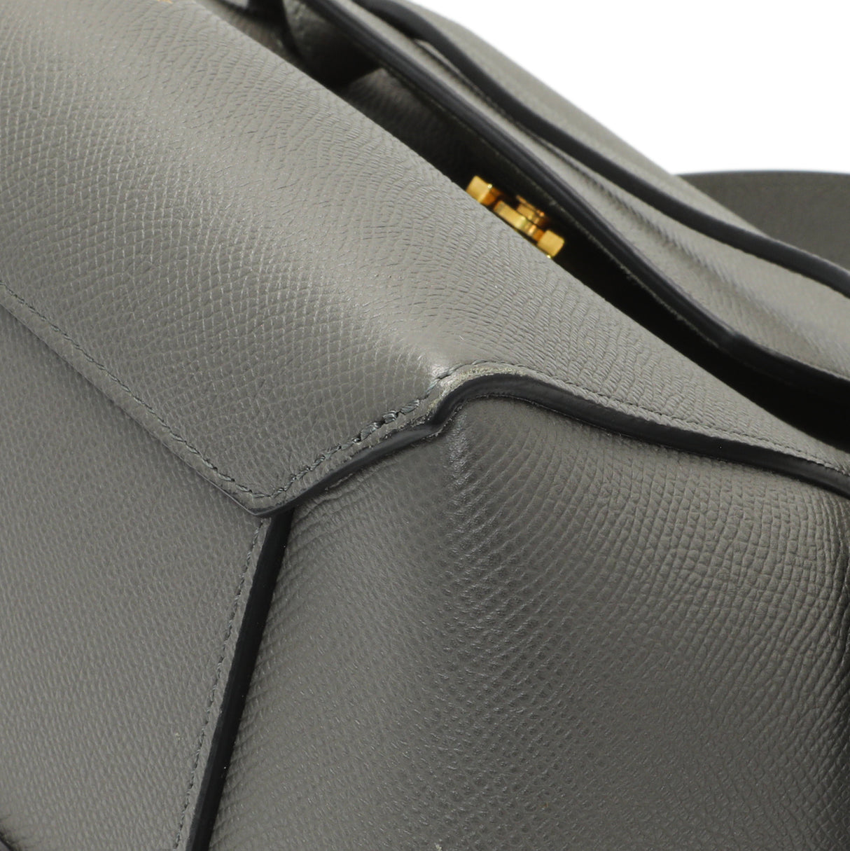 Celine Grey Grained Calfskin Micro Belt Bag Handbags Celine