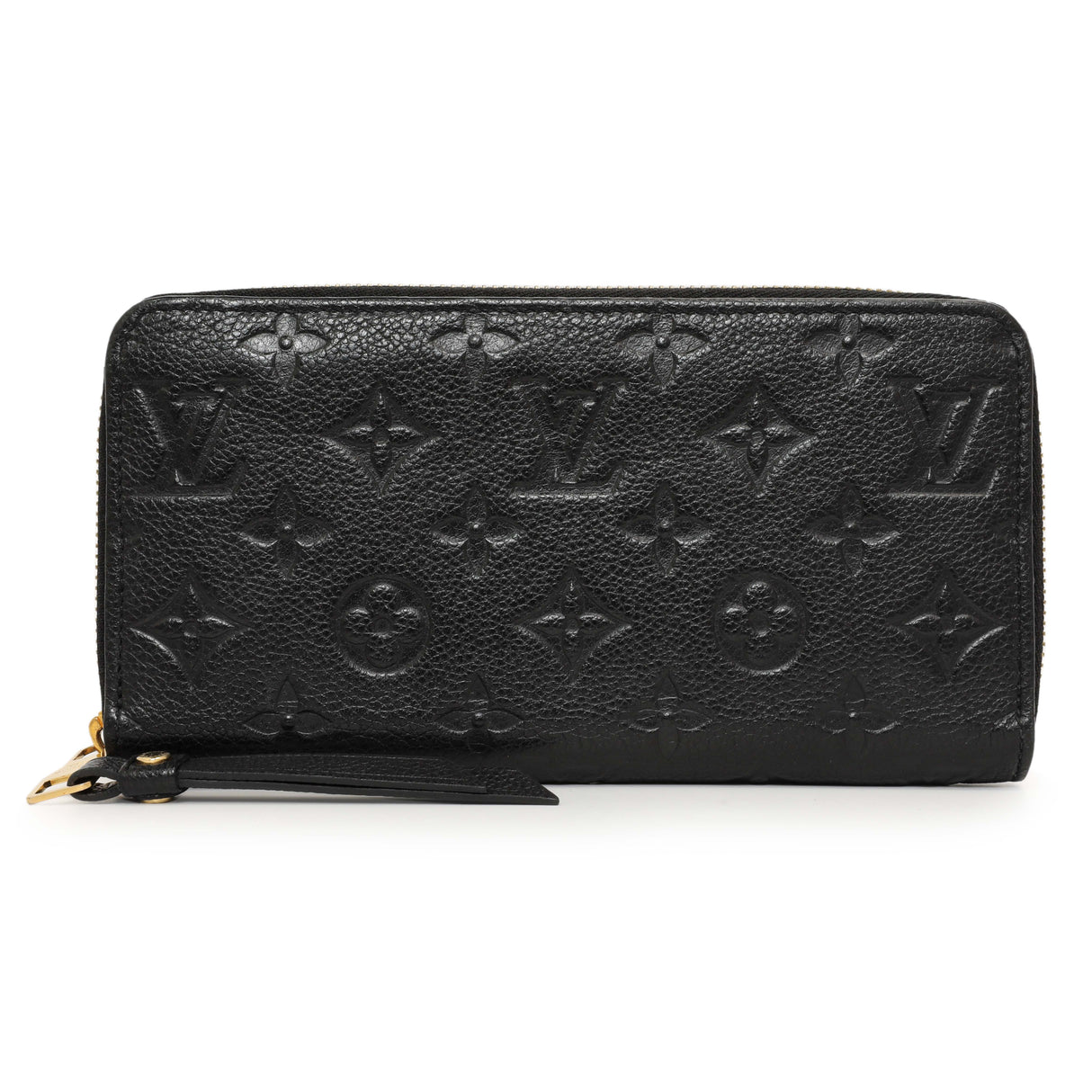 Louis Vuitton Black Empreinte Zippy Wallet