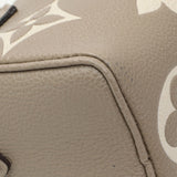 Louis Vuitton Tourterelle Grey/Cream Empreinte Giant Monogram Nano Speedy Handbags Louis Vuitton