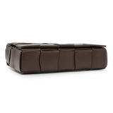 Bottega Veneta Brown Lambskin Maxi Urban Wave Intrecciato Cassette Crossbody Bag Handbags Bottega Veneta