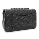 Chanel Black Quilted Lambskin Mini Rectangular Flap Handbags Chanel