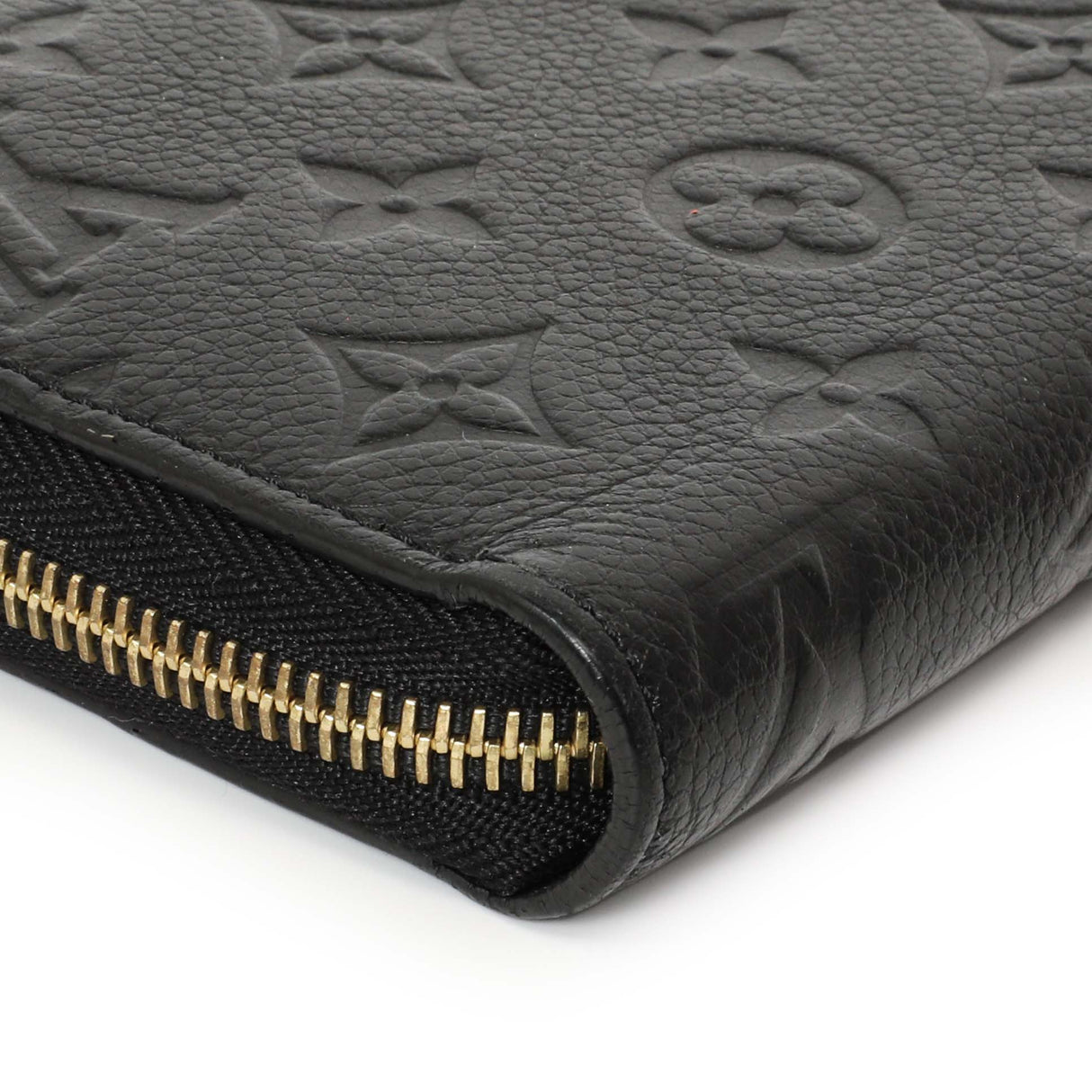 Louis Vuitton Black Empreinte Zippy Wallet