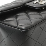 Chanel Black Quilted Lambskin Mini Rectangular Flap Handbags Chanel