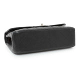 Chanel Black Quilted Caviar Jumbo Double Flap