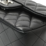 Chanel Black Quilted Lambskin Mini Rectangular Flap Handbags Chanel