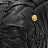 Prada Black Nappa Leather Gaufre Tote Handbags Prada