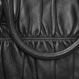 Prada Black Nappa Leather Gaufre Tote Handbags Prada