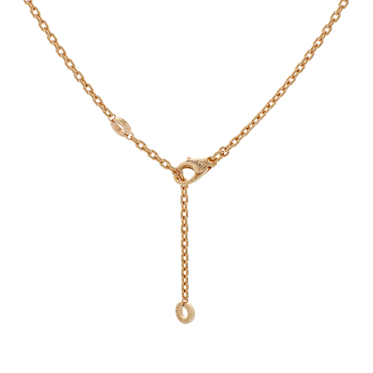 Bulgari 18K Rose Gold Black Ceramic B.zero1 Pendant Necklace Designer Jewellery Bulgari