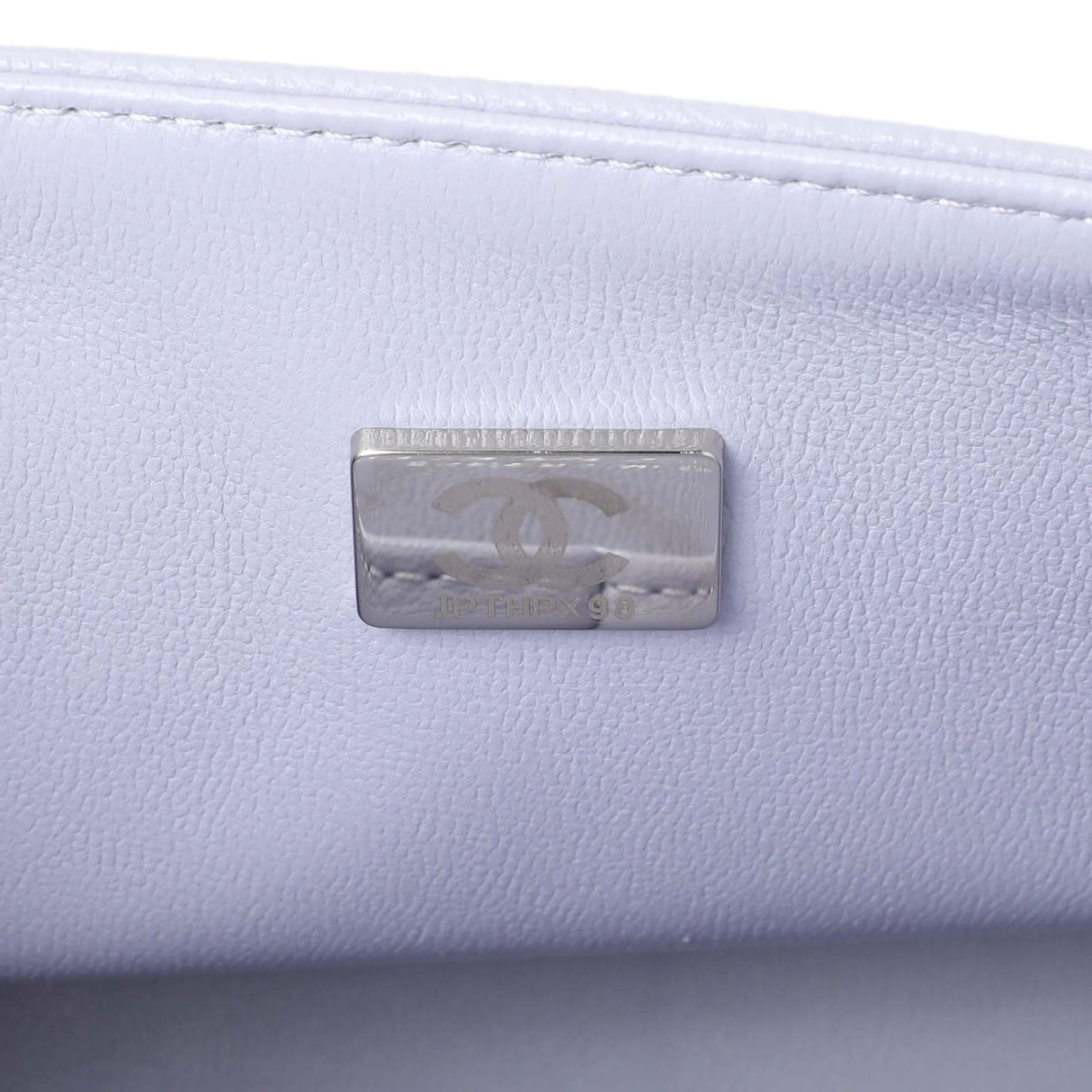 Chanel Purple Quilted Caviar Medium Double Flap Handbags Chanel