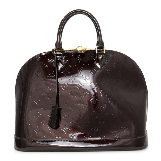 Louis Vuitton Amarante Vernis Alma GM Handbags Louis Vuitton