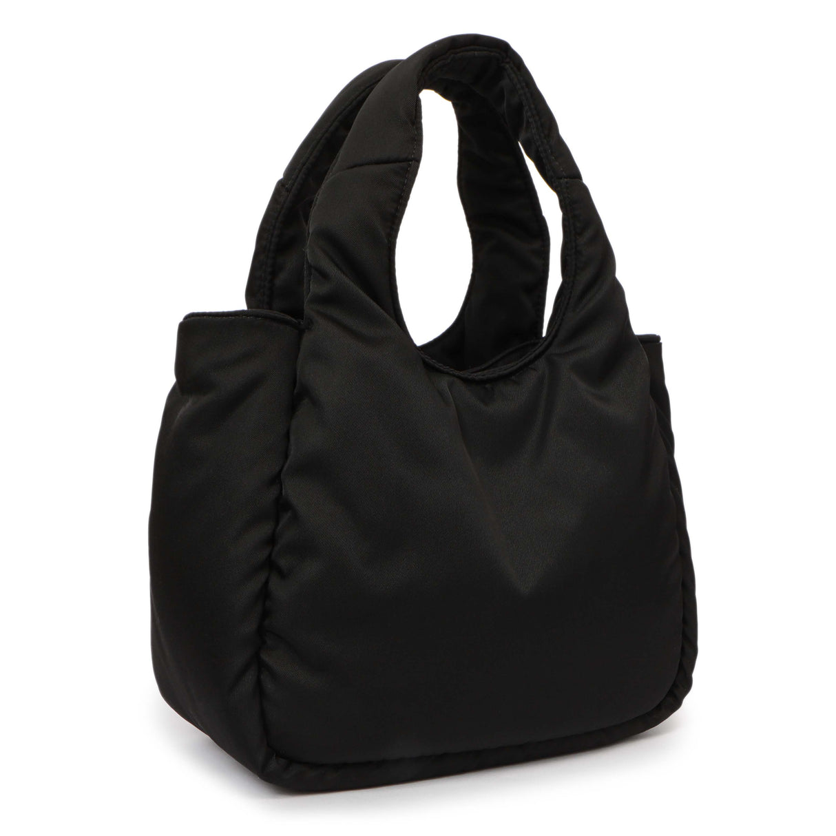 Prada Black Re-Nylon Mini Padded Soft Tote