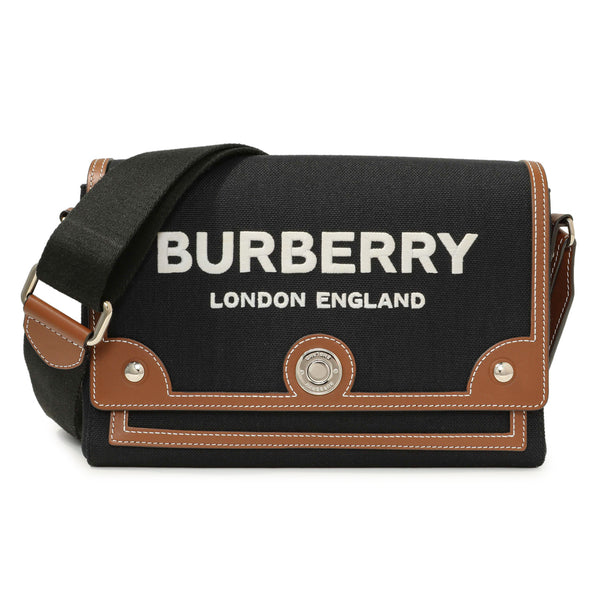 Burberry Black Canvas Horseferry Note Crossbody – Modaselle