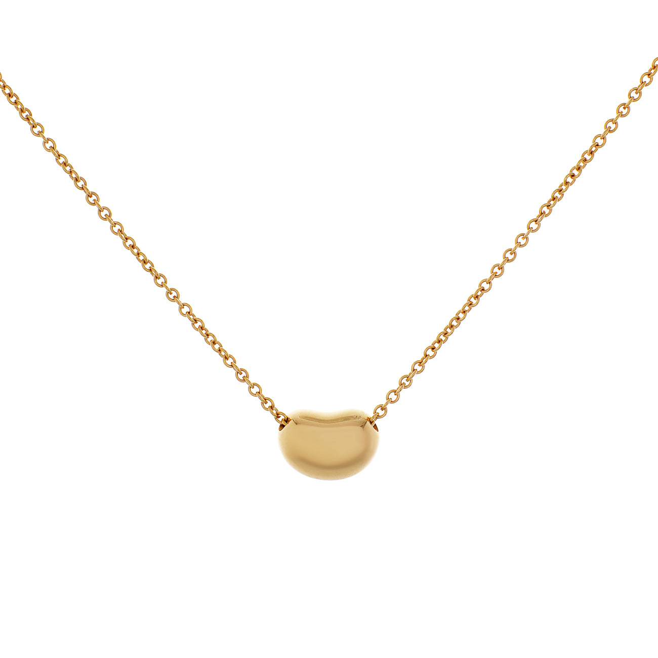 Tiffany & Co. 18K Rose Gold 9mm Bean Pendant – Modaselle
