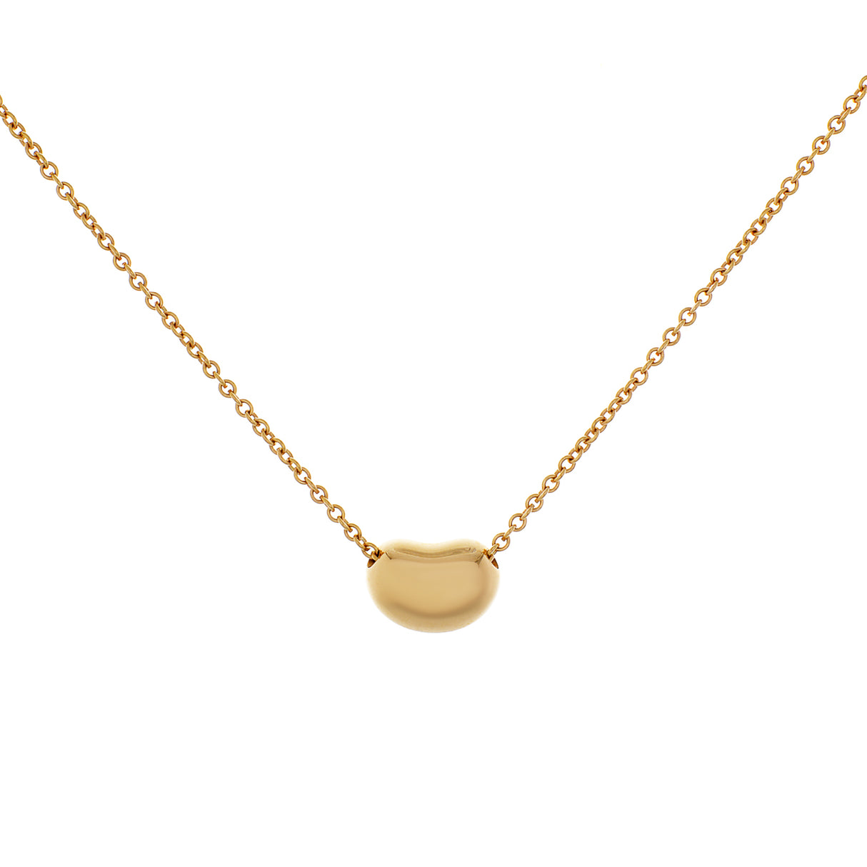 Tiffany & Co. 18K Rose Gold 9mm Bean Pendant